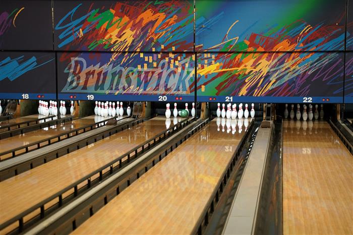 Lanes at Spins Bowl during the 2023 AIU Bowling Tournament