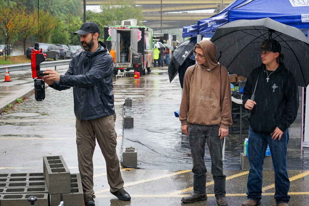 students participate in bricklayer competition and explore career pathways