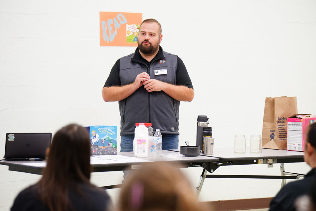 recycling presentation to students