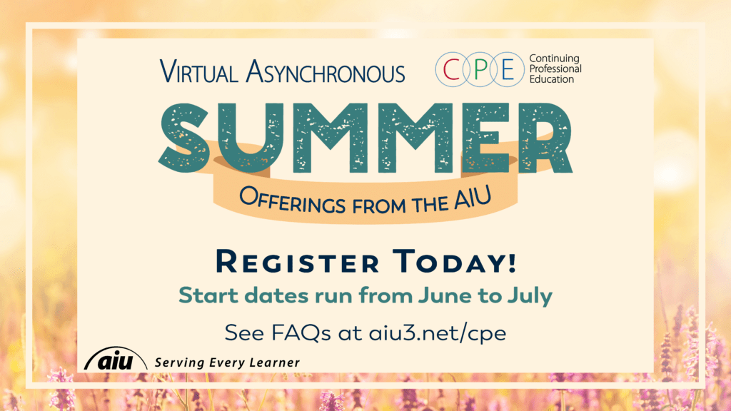 Summer CPE Courses. Register today!