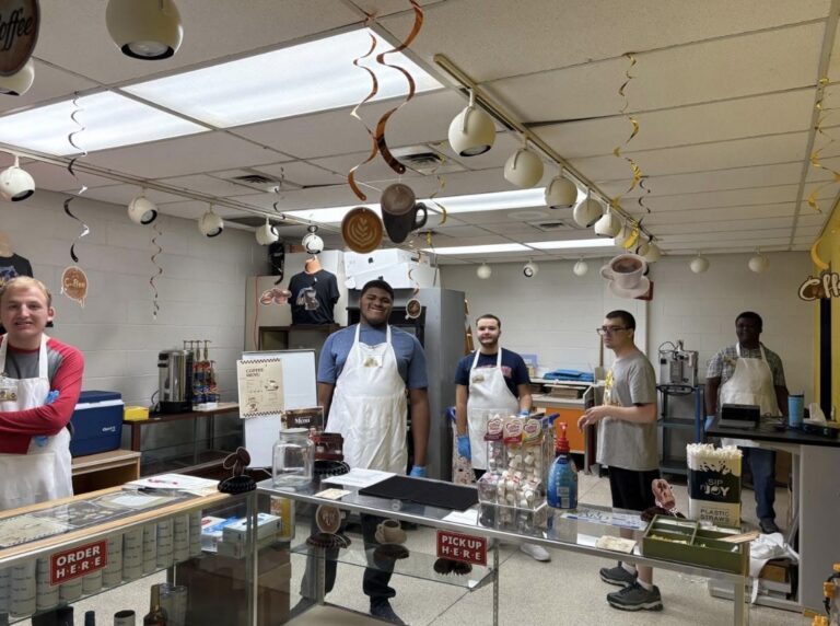 student-run coffee shop