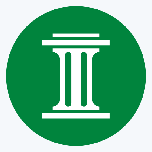green pillar icon