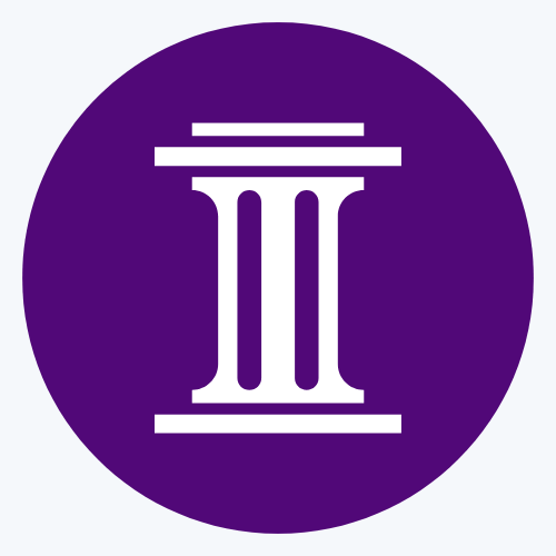 purple pillar icon