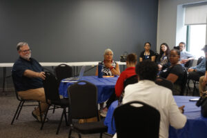 Nick Kasovac hosts a breakout session at the conference