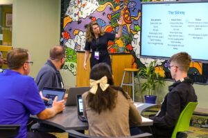 technology professionals at Open Tabs event