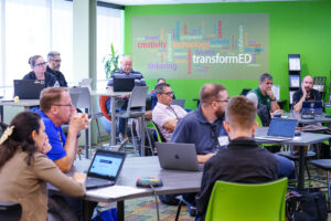 technology professionals at Open Tabs event