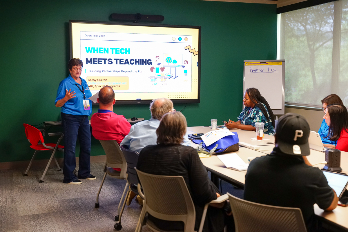technology professionals at Open Tabs event