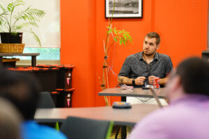 technology professionals at Open Tabs event