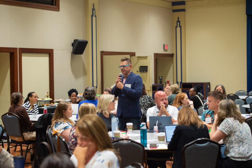 ross whiting leads discussion at youth mental health summit