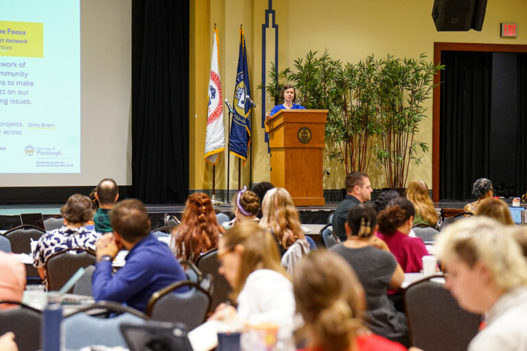 shannon wanless speaks at youth mental health summit