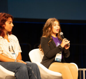 Student panelist shares their experience with hate and how they are fighting it in their schools
