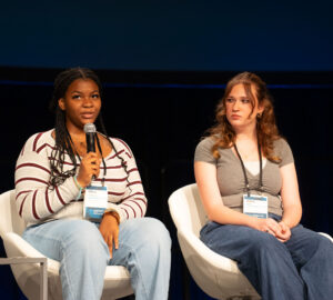 Student panelist shares their experience with hate and how they are fighting it in their schools