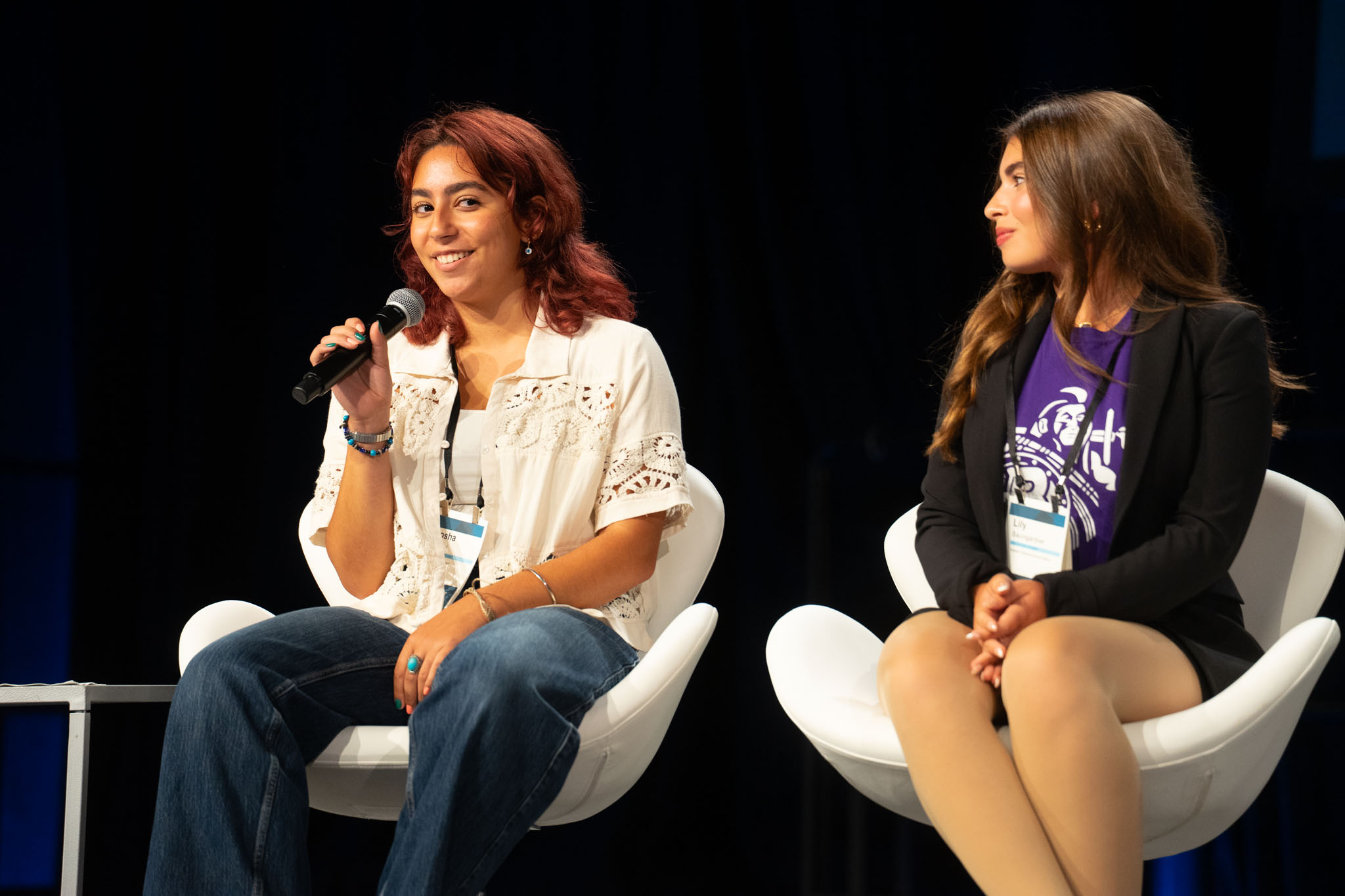 Student panelist shares their experience with hate and how they are fighting it in their schools