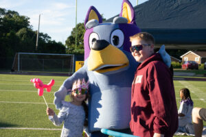 Bluey takes pictures with all the young readers